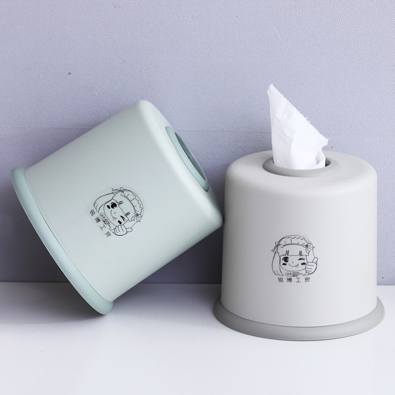 Round tissue box Plastic tissue box Simple tissue box Shopee Philippines