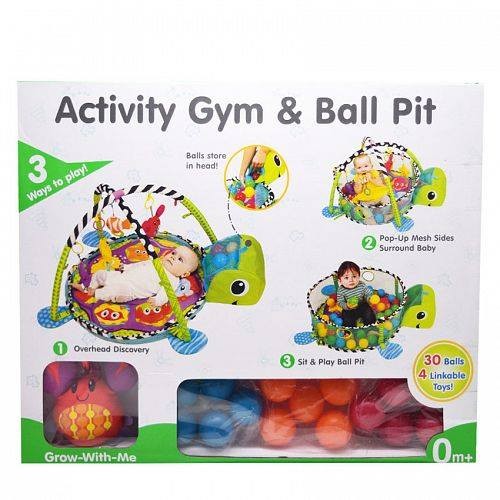 turtle ball pit play mat