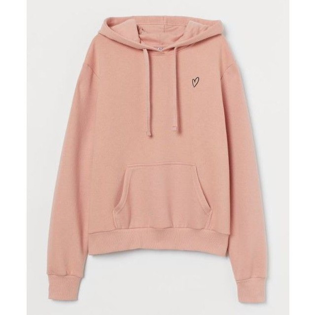 Brandnew H&M divided pink heart hoodie | Shopee Philippines