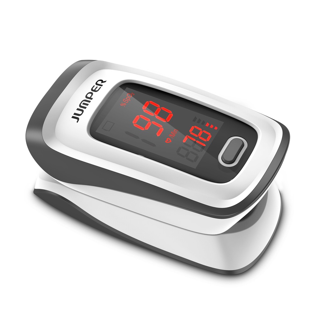 JUMPER Finger Pulse Oximeter 500E LED Blood Oxygen Saturation SpO2 ...