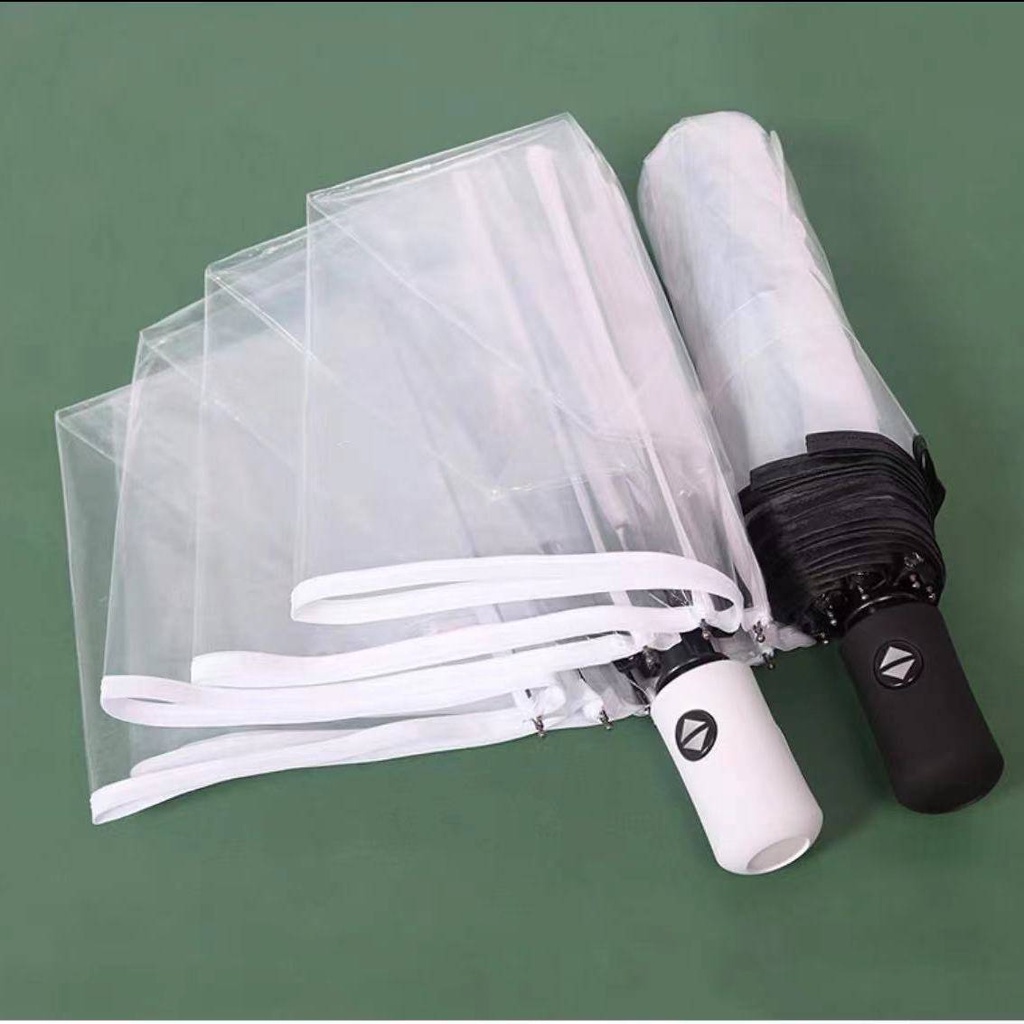 parasol umbrella folding umbrella Transparent umbrella folding umbrella