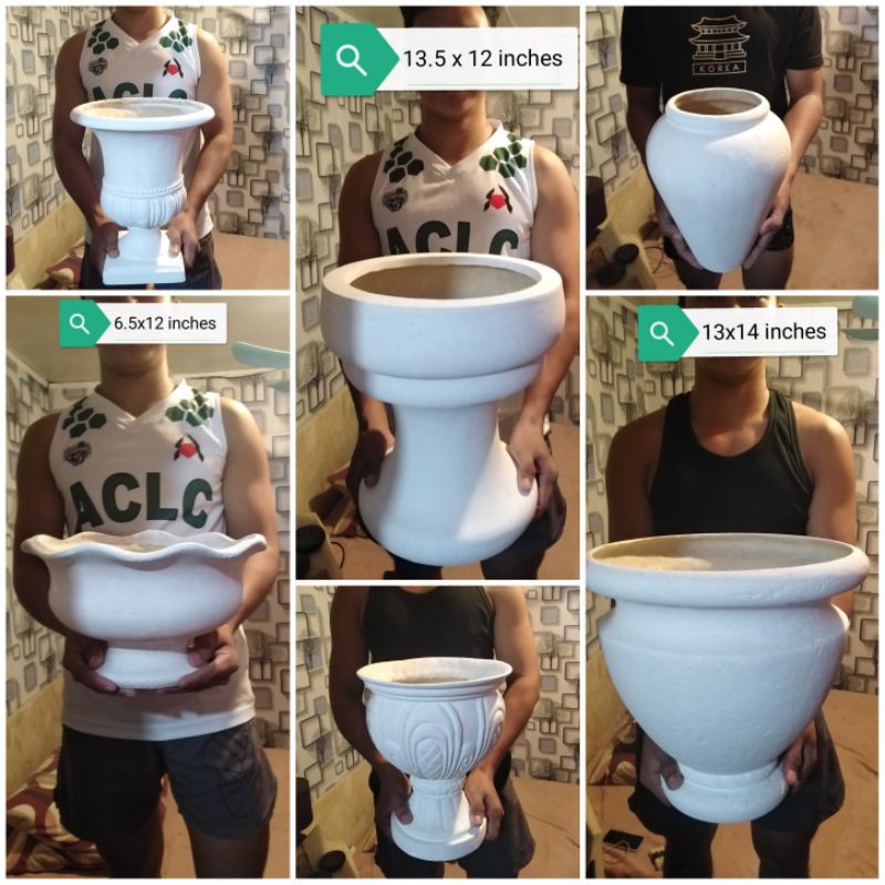 Fiber Pots Made of Stonecast (Big) | Shopee Philippines