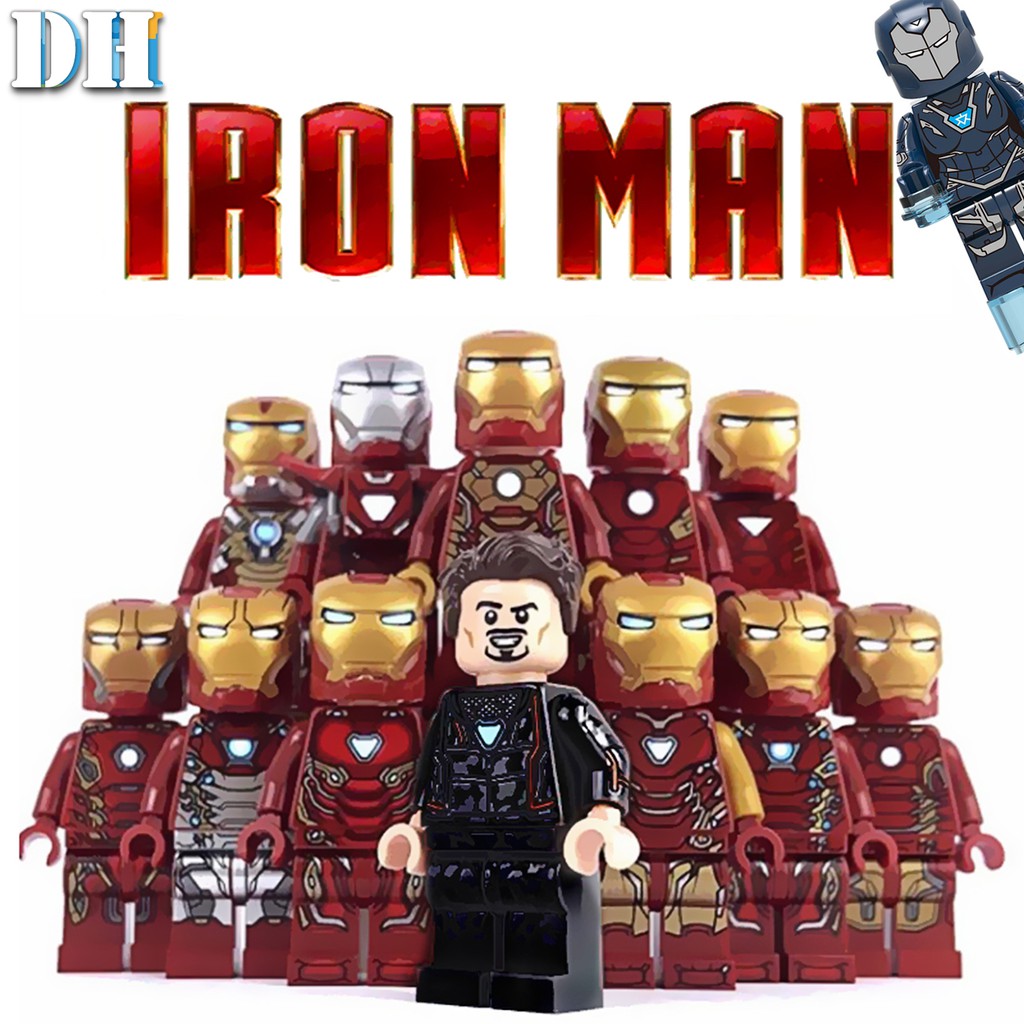 lego iron man minifigure