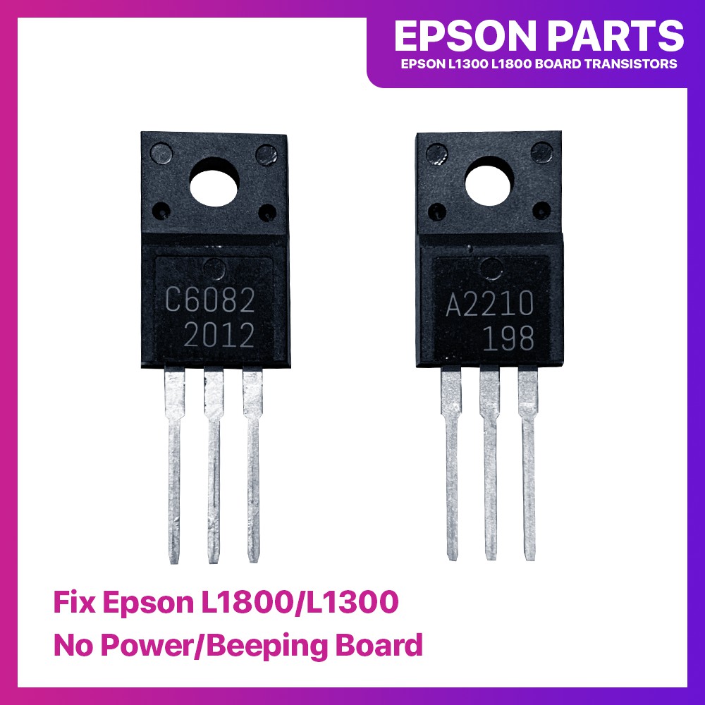 Epson A2210 C6082 Transistor L1300/L1800 Pair | Shopee Philippines