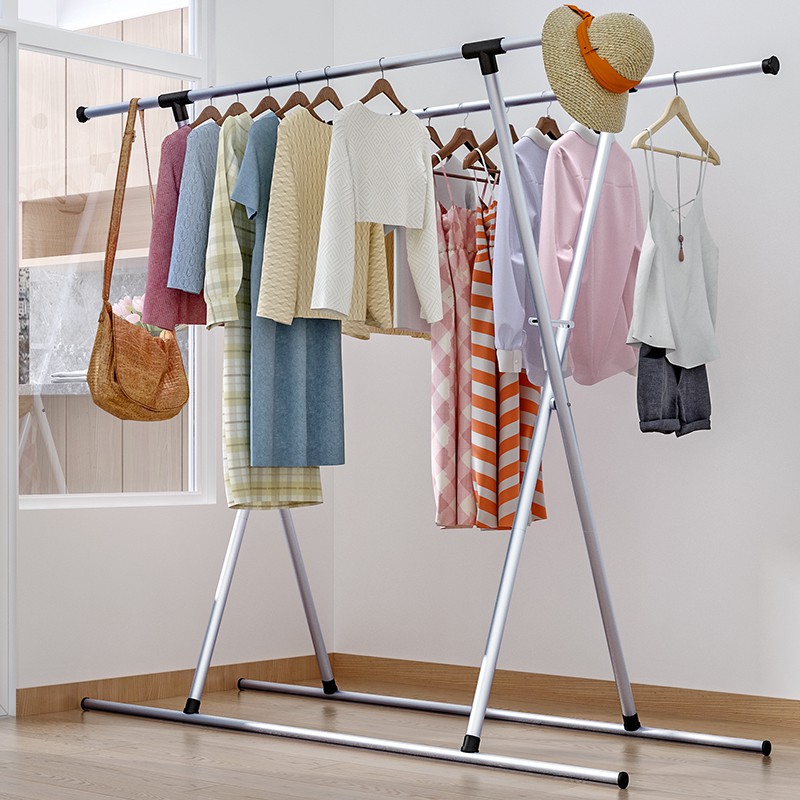 Foldable Clothes Rack And Heavy Duty Adjustable Stainless Drying Rack ...