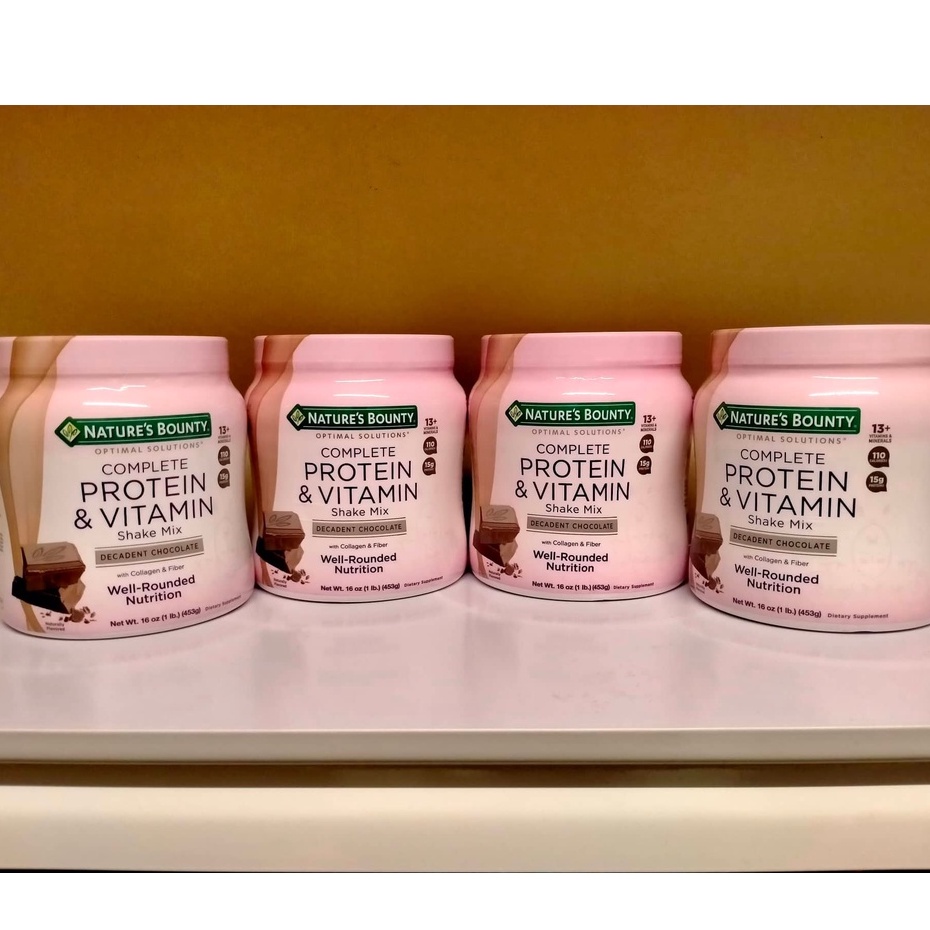 Nature&amp;#39;s Bounty Protein &amp; Vitamin Shake Mix - Chocolate, 16 oz (453g ...