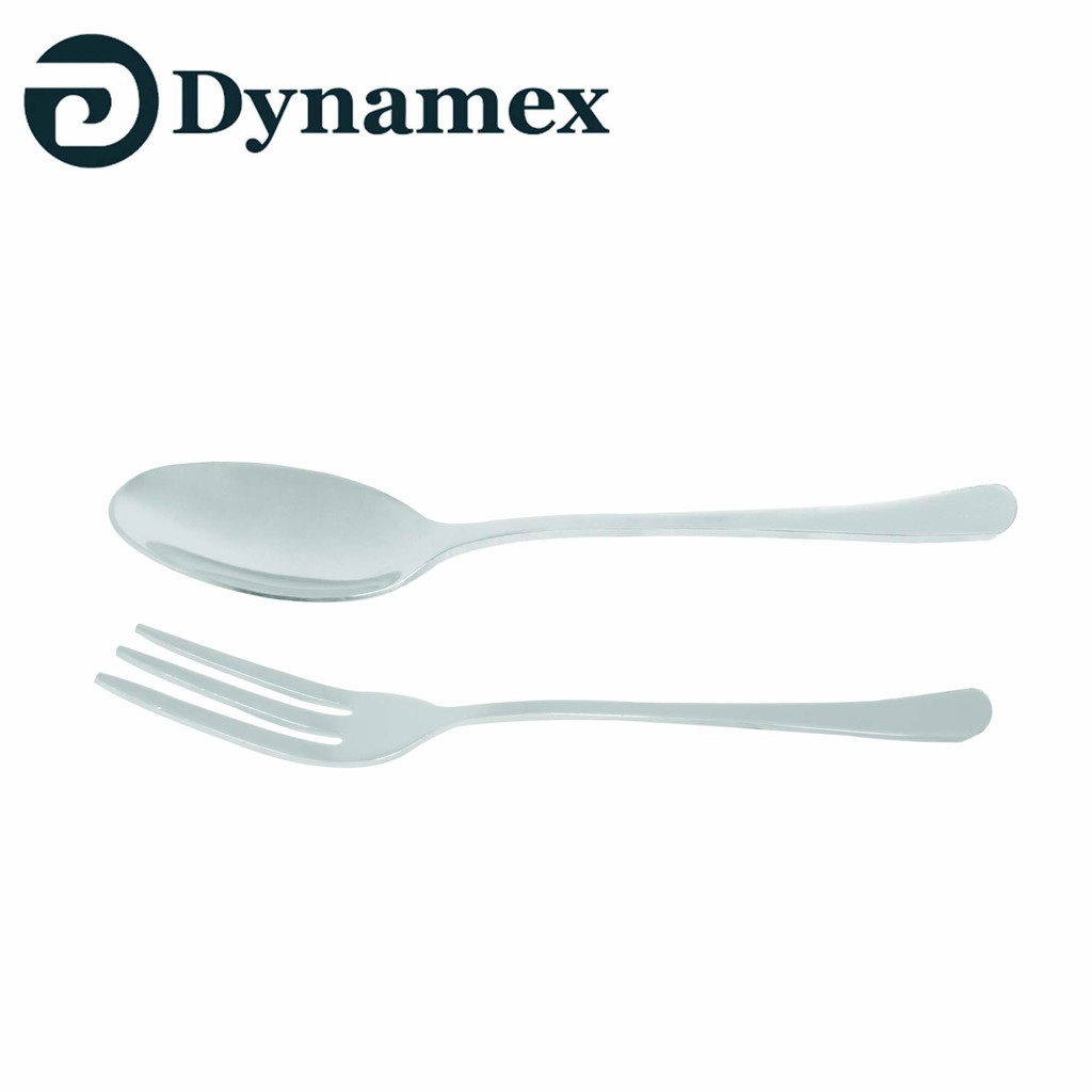 Dynamex 12pcs K198 Stainless Steel Dinner spoon and Fork Set K198