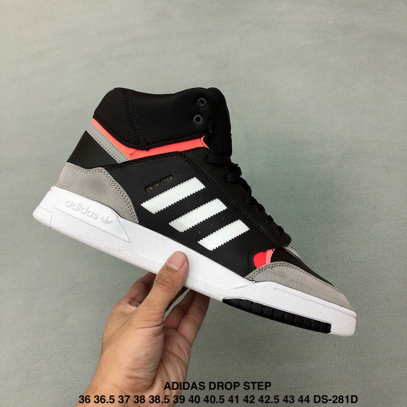 adidas high top leather shoes