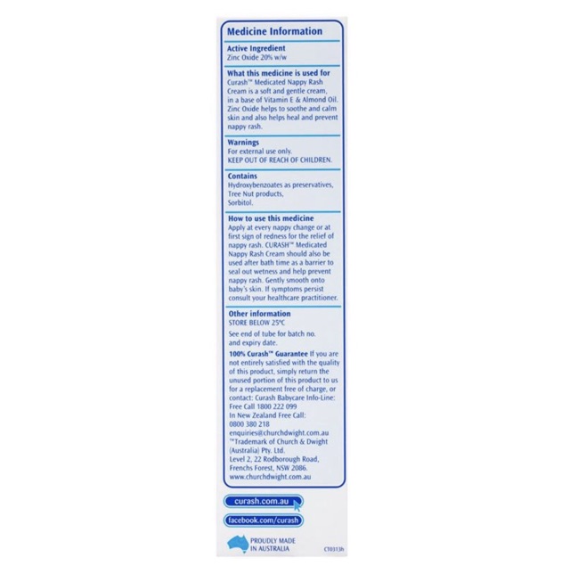 curash nappy rash cream