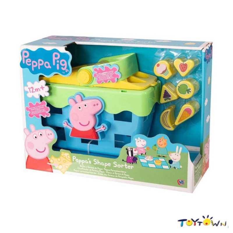 Hti Peppa Pig Shape Sorter Toy Picnic Set 