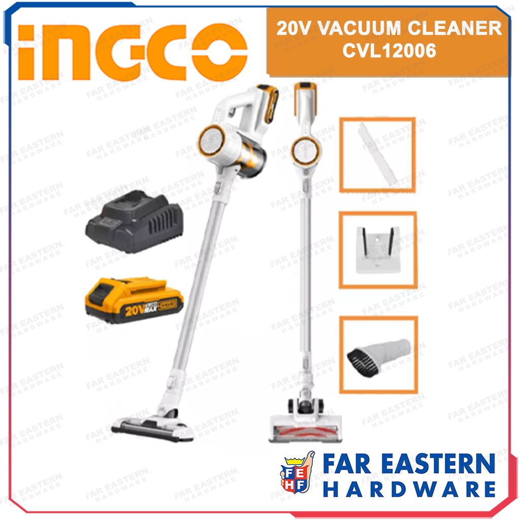 INGCO Cordless Vacuum Cleaner 20V 120watts CVLI2006 INPTCL Shopee