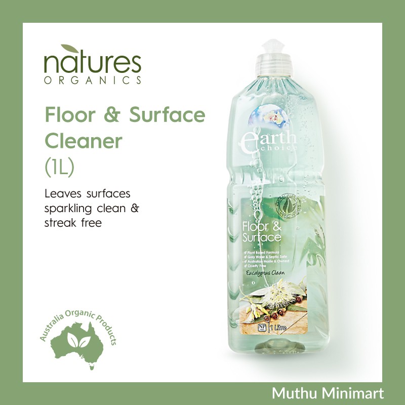 Earth Choice Floor & Surface Cleaner 1L Floor Wet Floor Drain