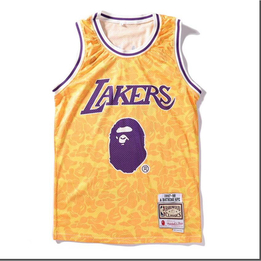 lakers x bape jersey