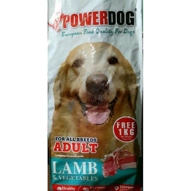 Dog Food POWERDOG - Lamb & Vegetables 1kilo (repacked) | Shopee Philippines