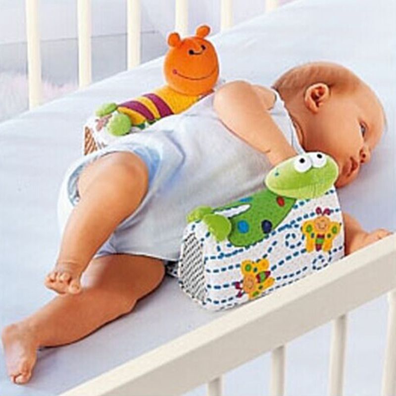 baby anti roll pillow safe