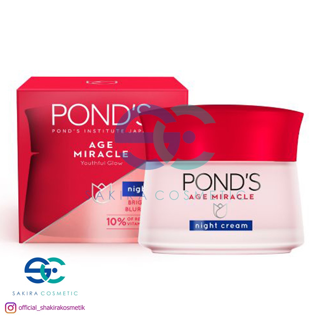 ponds age miracle night cream ingredients