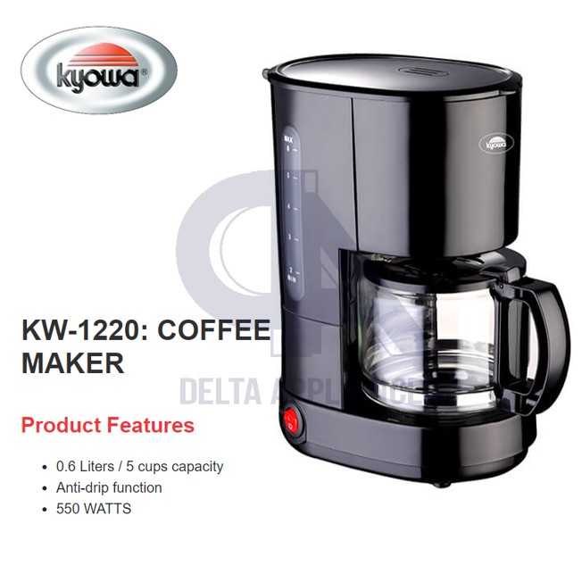 Kyowa KW 1220 Coffee Maker Shopee Philippines
