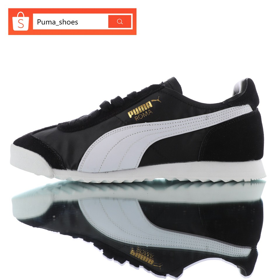 puma roma women's black