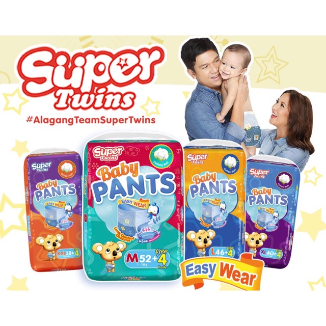 super twins diaper pants xxl price