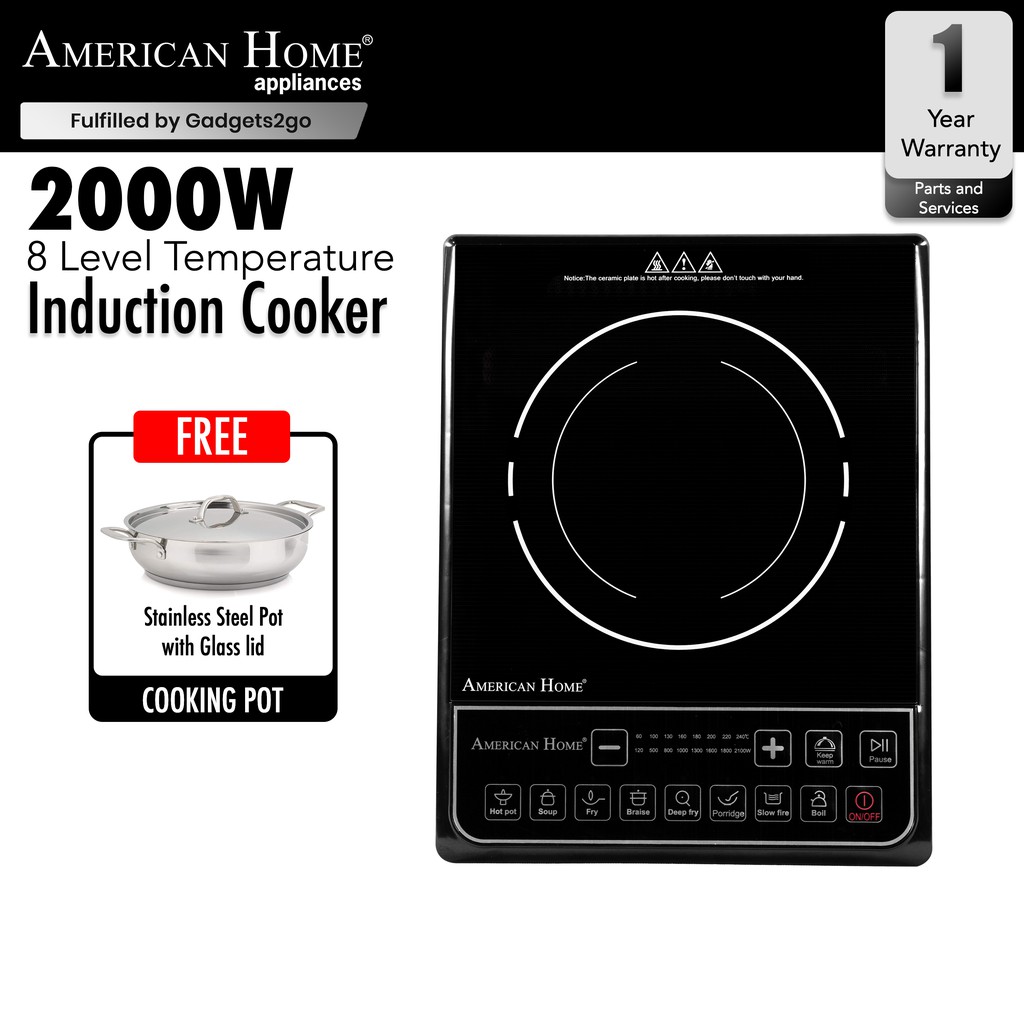 American Home Induction Cooker Aic 3700b Shopee Philippines