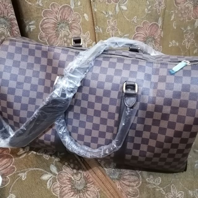 Daisy Rose White Checkered Bag