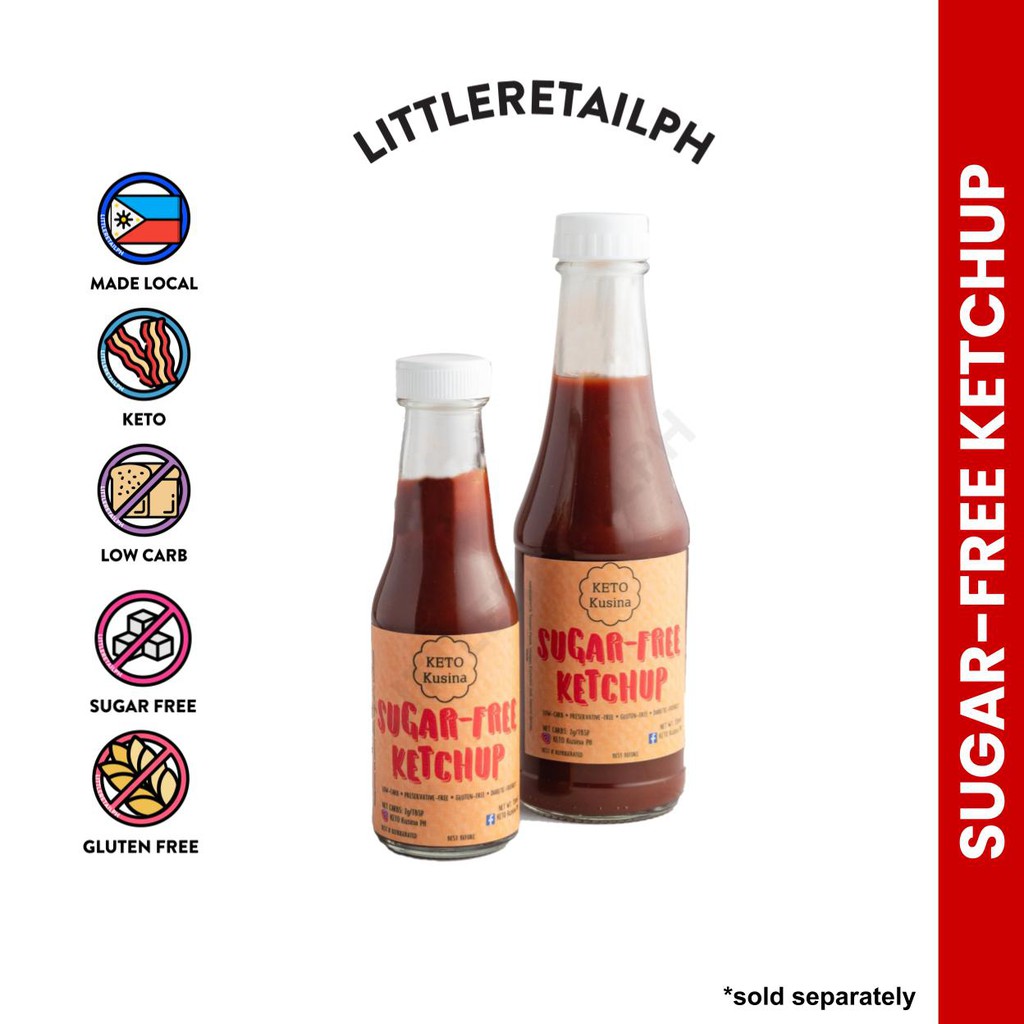 SugarFree Ketchup Keto and Low Carb Approved Shopee Philippines