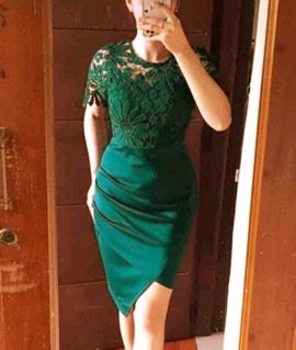 Korean #738 Lace Bodycon dress best seller summer boho dress | Shopee ...