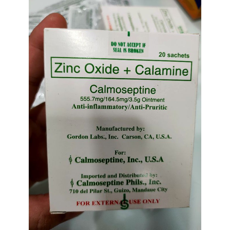 calmoseptine ointment for pimples