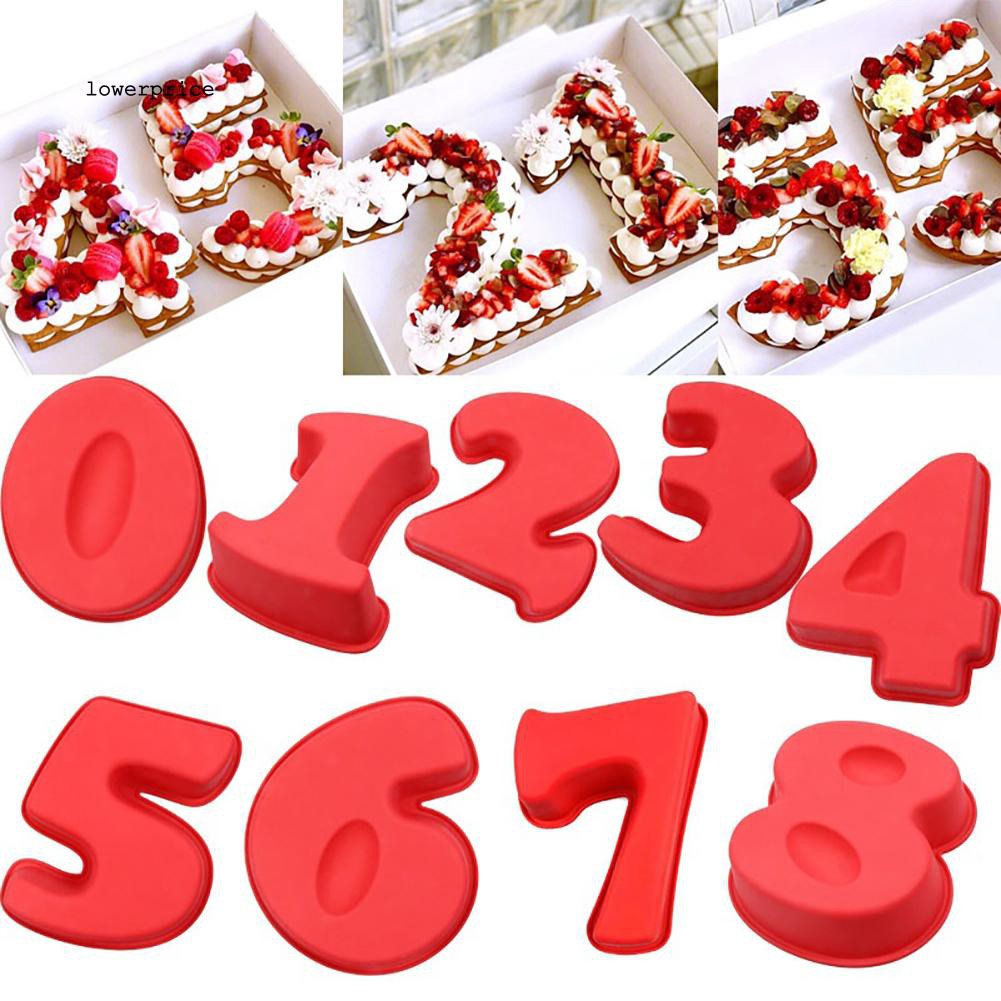 number cake moulds