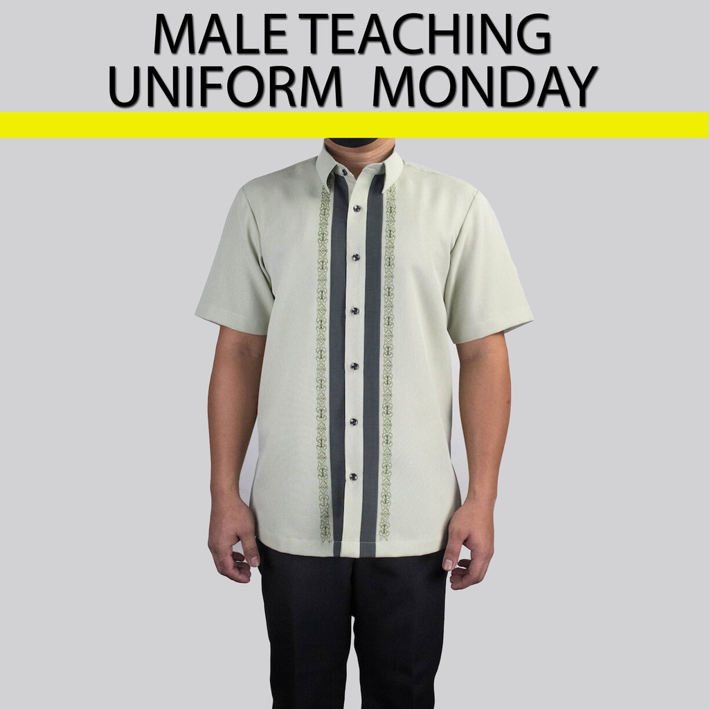 School Teacher Uniform Male Set DepEd “Released 2021” Uniform for