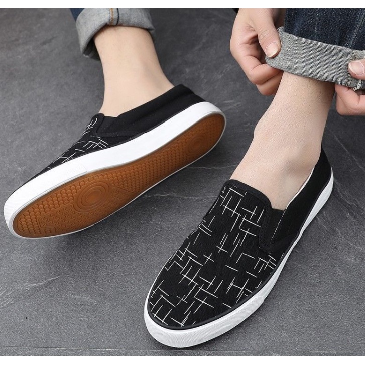 JYs. Men's Denim Loafers Casual Slip ons #M230 (Standard Size) | Shopee ...