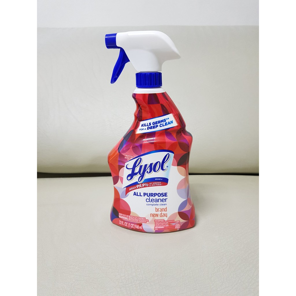 LYSOL All Purpose Cleaner Spray Tropical Scent 32 oz Shopee Philippines