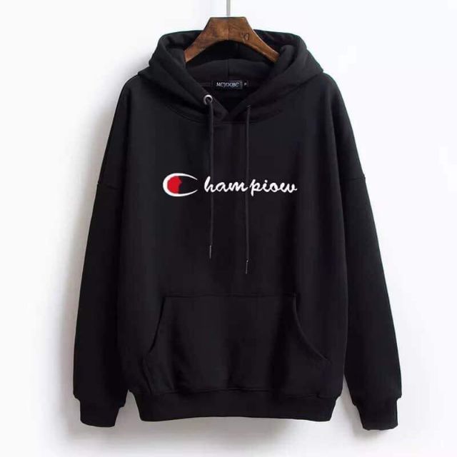 champion black zip up jacket