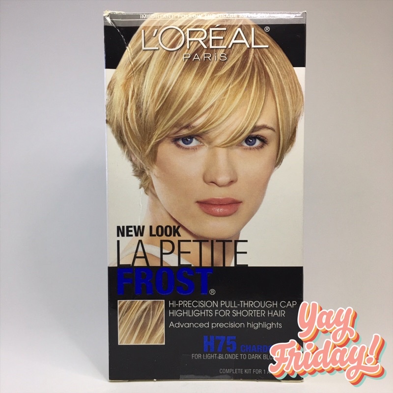 L'Oreal La Petite Frost Hair Color Highlights in H75 Chardonnay | Shopee  Philippines