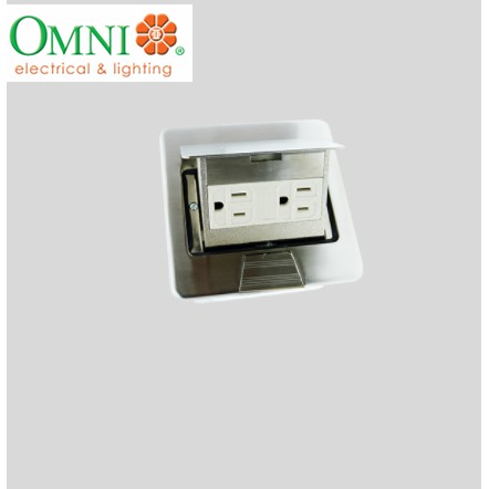 Omni Floor Mounted Outlet Square Type Silver Color Shopee