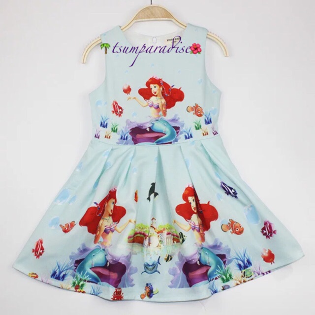 Ariel Little Mermaid Disney Princess Casual Dress Shopee Philippines