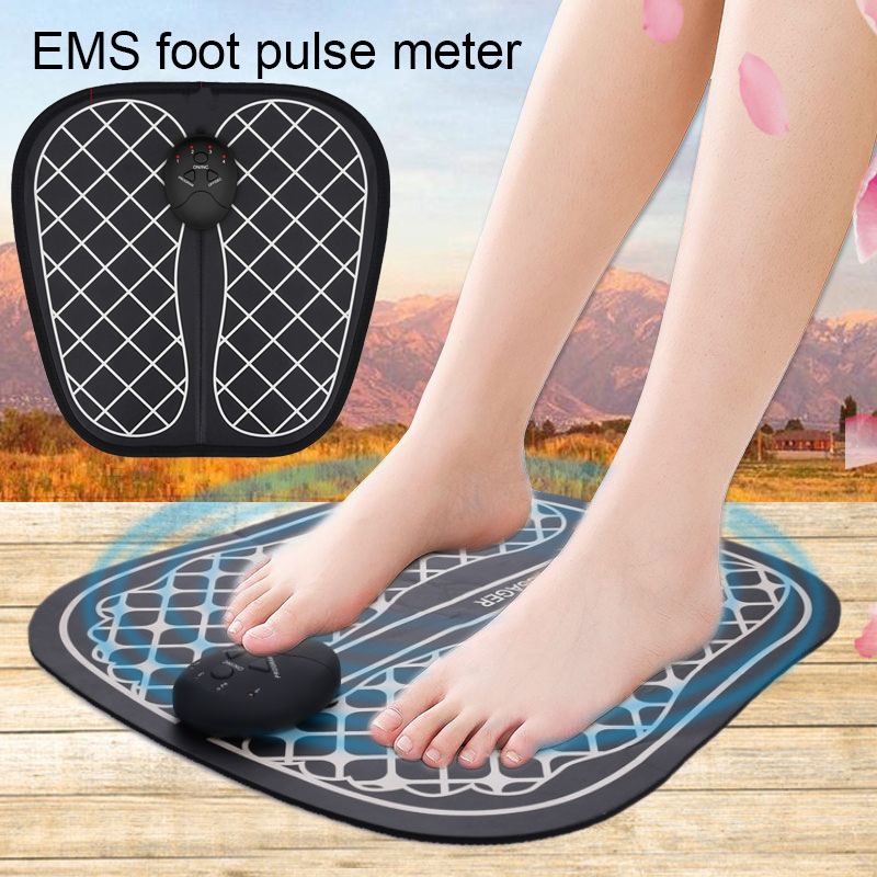 Electric EMS Foot Massager Wireless Stimulator ABS Physiotherapy ...