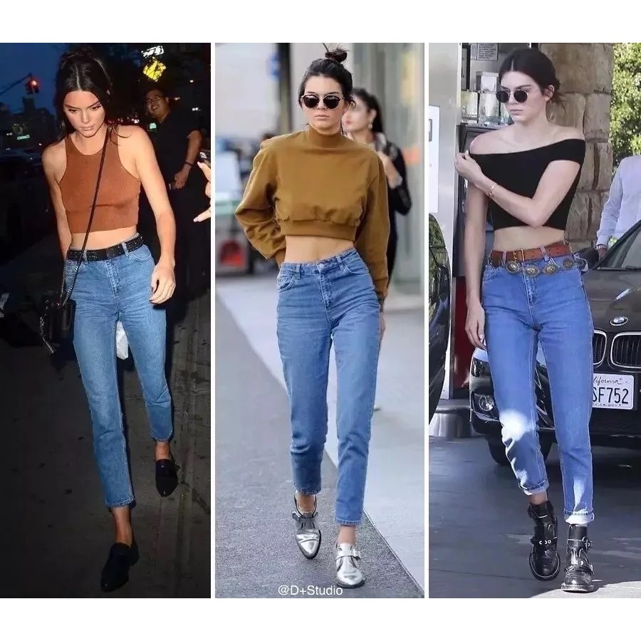 the difference between boyfriend jeans and mom jeans