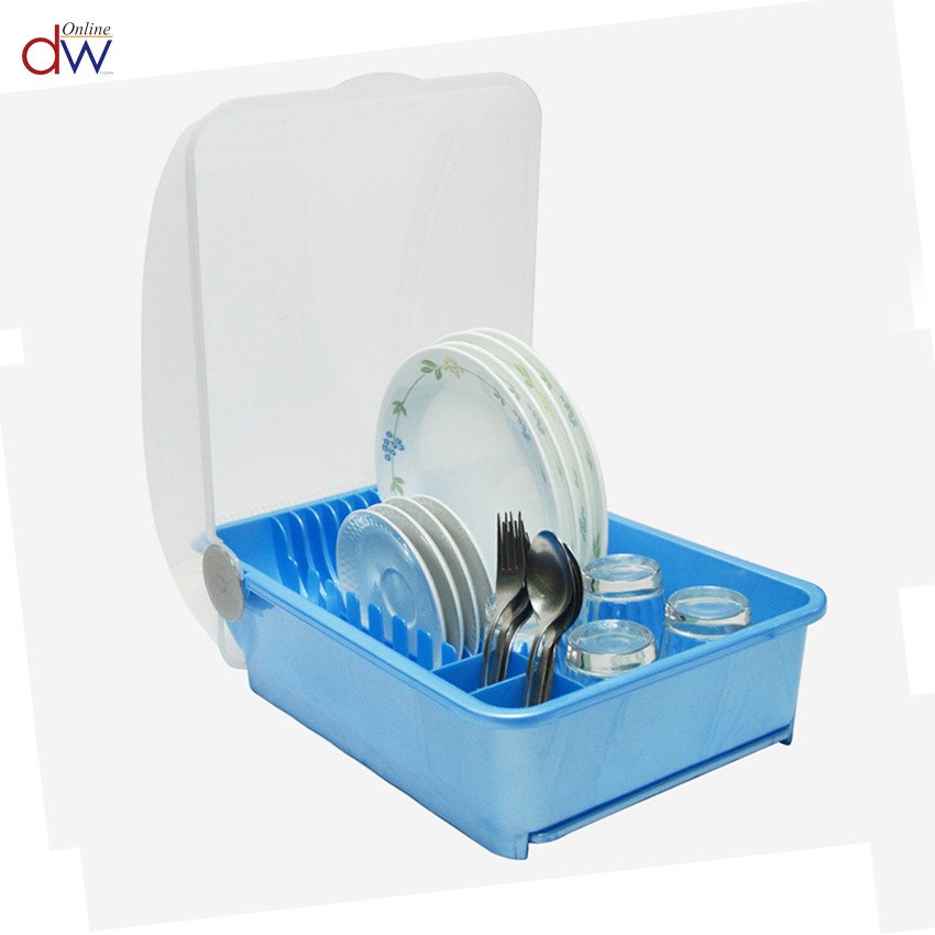 plastic dish drainer with cover