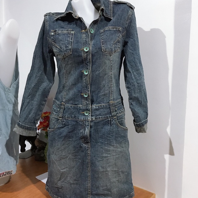 long sleeve jean jumper