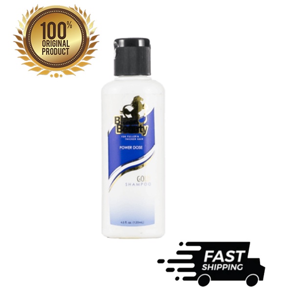 Black Beauty Gold Shampoo 120ml Hair Thickening Pangkabayo Pampakapal