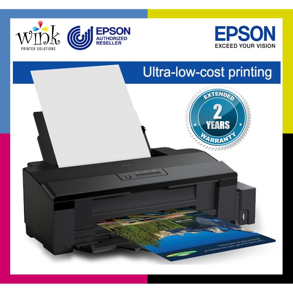 Epson L1800 A3 Photo Ink Tank Printer With 6 Colors Genuine Inks Shopee Philippines 8579