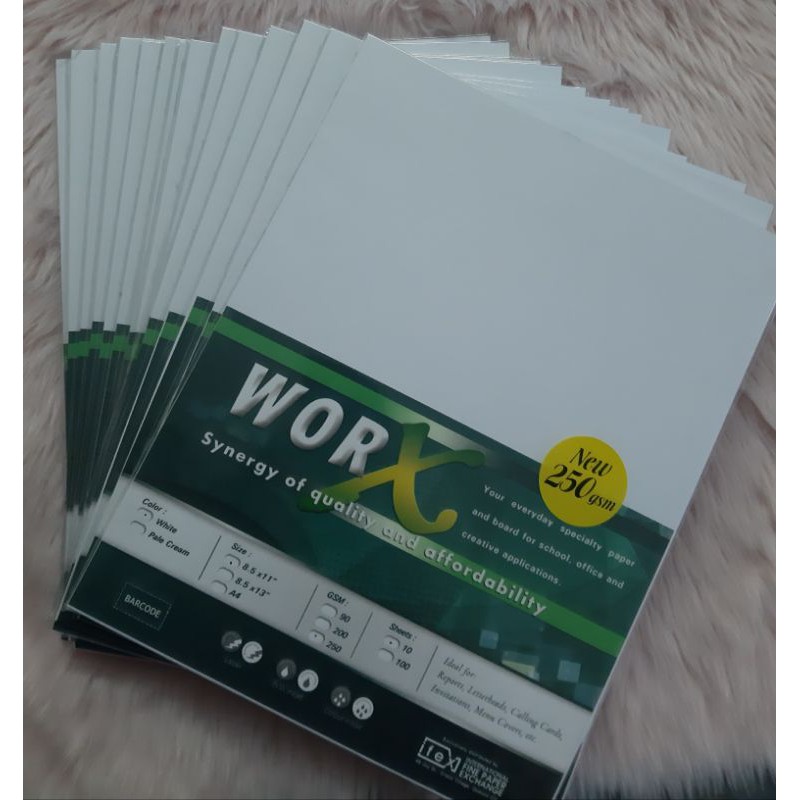 WORX Specialty Paper 10 Sheets /pack ubicaciondepersonas.cdmx.gob.mx