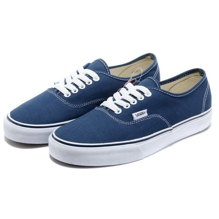 dark blue authentic vans