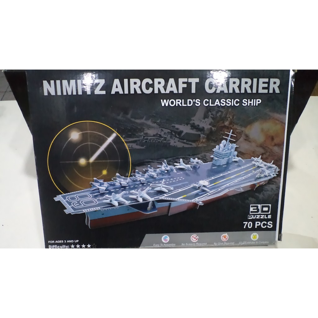 3d puzzle aircraft carrier
