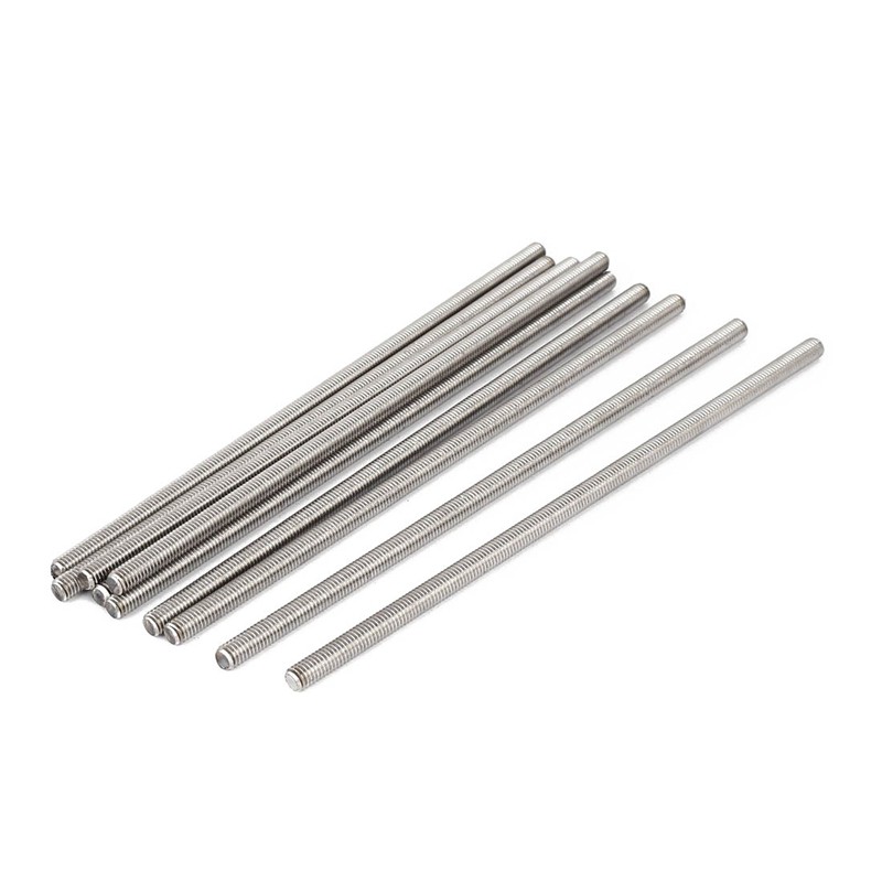 M6 x 180mm 304 Stainless Steel Fully Threaded Rod Bar Studs Fasteners 10 Pcs | Shopee Philippines