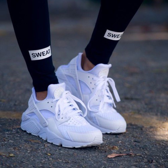 all white huaraches womens