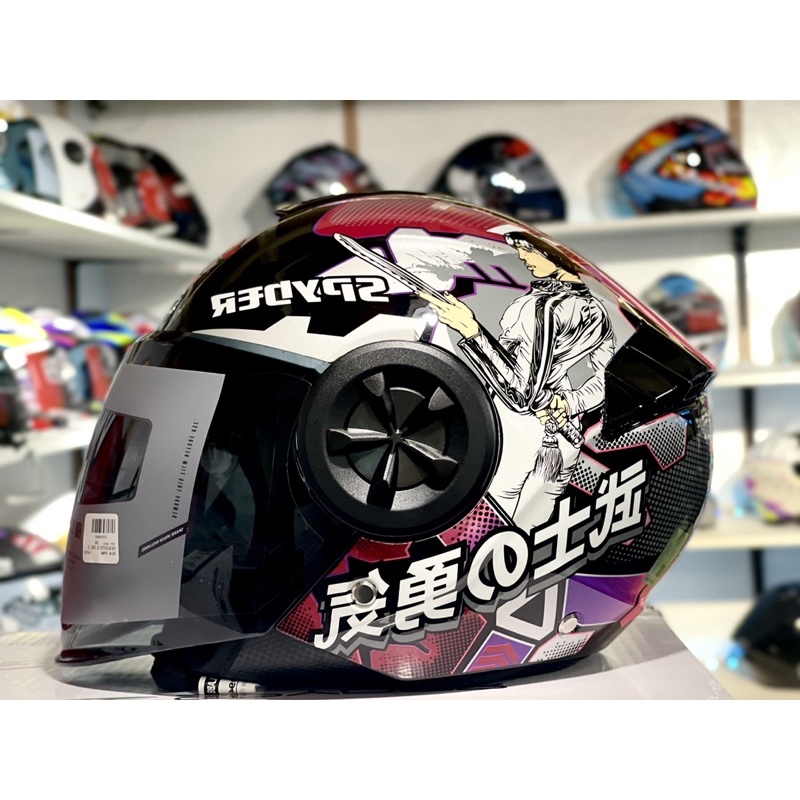 SPYDER REBOOT 2 RONIN - Half face Helmet with Freebies | Shopee Philippines