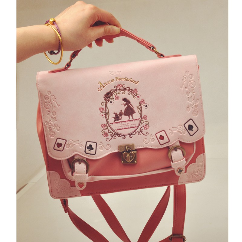 alice in wonderland messenger bag