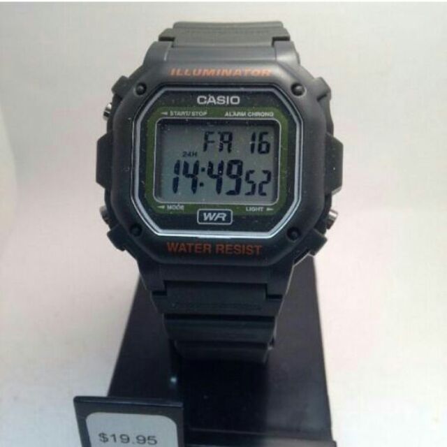 casio illuminator f108wh